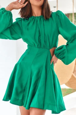 Symbols Of Nature Dress Green