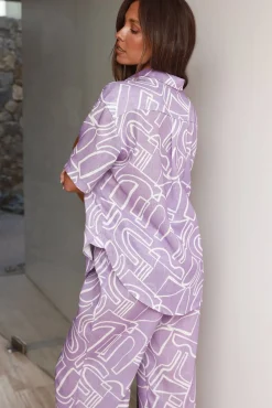 Table For One Shirt Purple