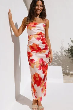 Talk About It Maxi Dress Orange