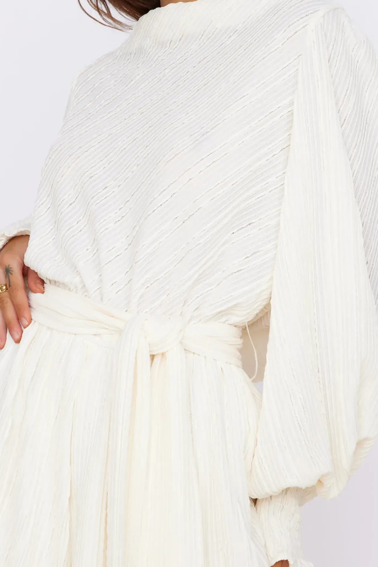 The Last Time Playsuit Cream