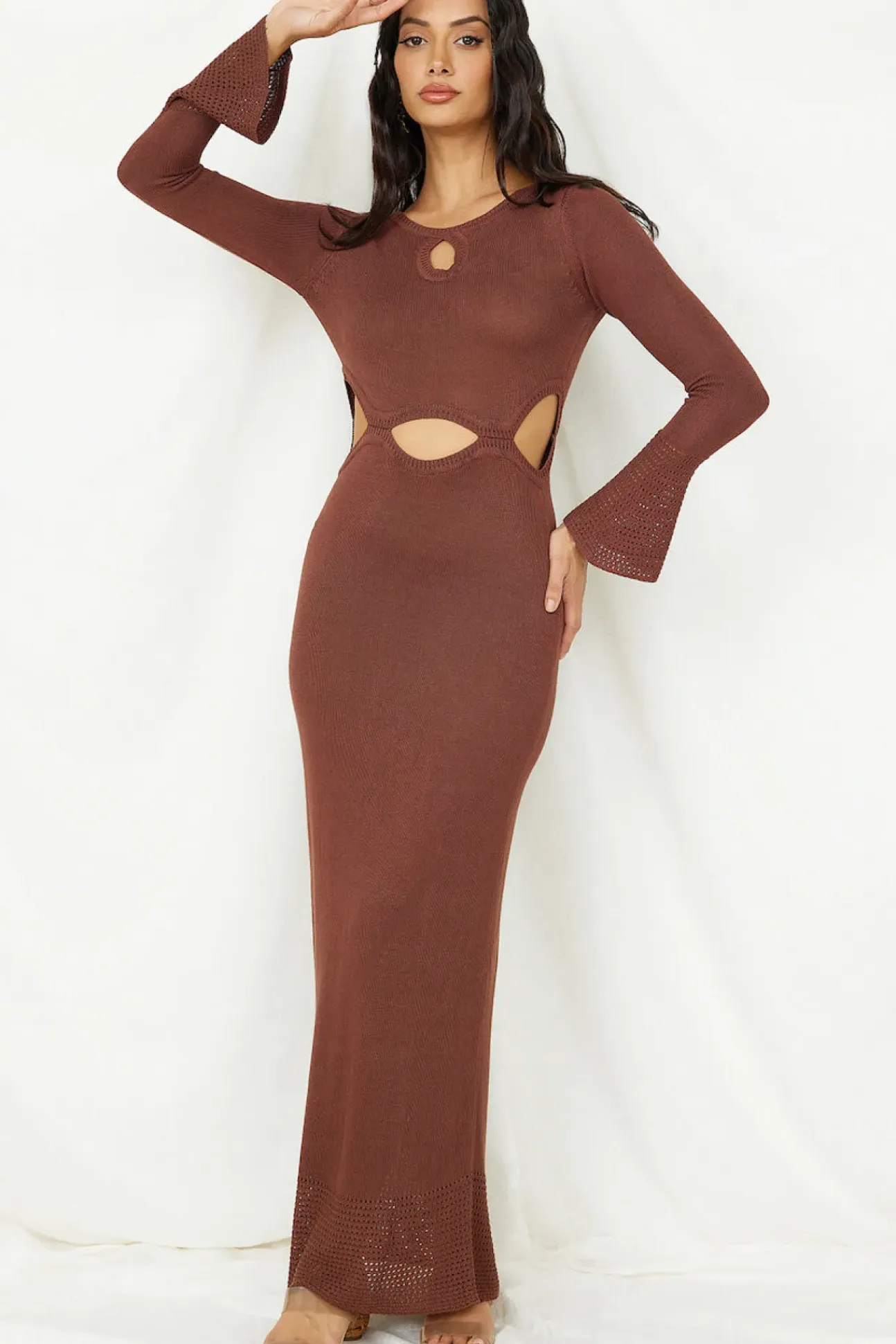The One That Got Away Maxi Dress Brown