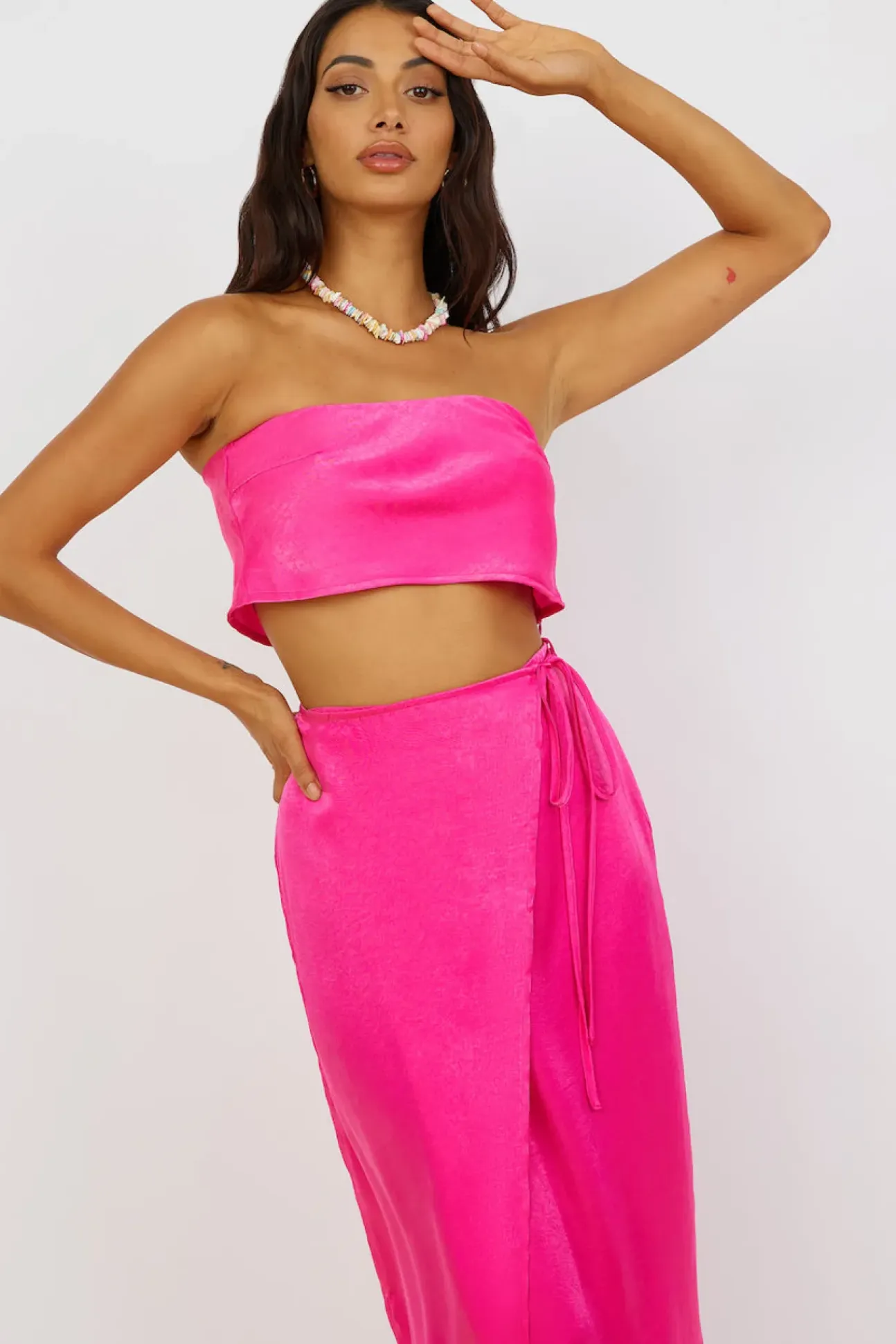 The Right Place Crop Top Pink