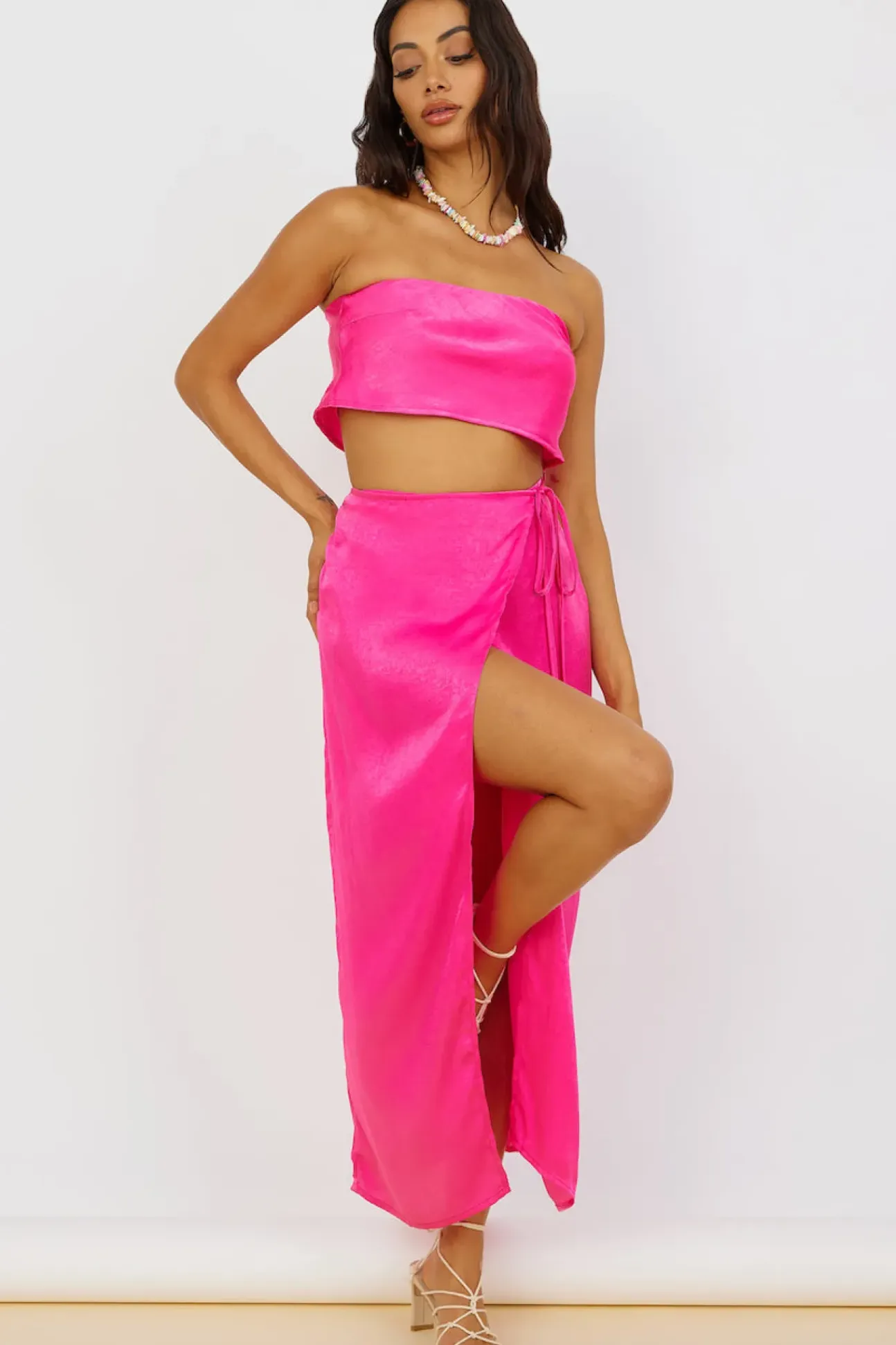 The Right Place Maxi Skirt Pink