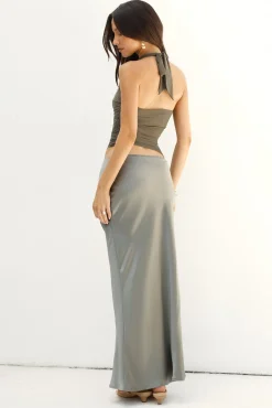 The Sable Maxi Dress Green