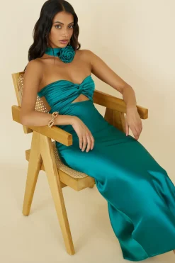 Think About It Maxi Dress Green