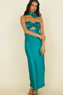 Think About It Maxi Dress Green