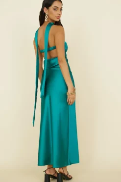 Think About It Maxi Dress Green