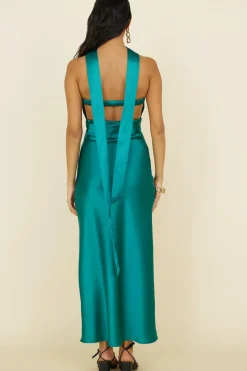 Think About It Maxi Dress Green