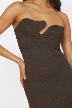 Timeless Treasures Maxi Dress Brown