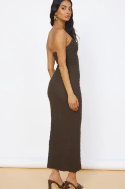 Timeless Treasures Maxi Dress Brown