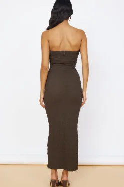 Timeless Treasures Maxi Dress Brown