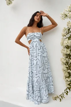 Times Have Changed Maxi Dress White