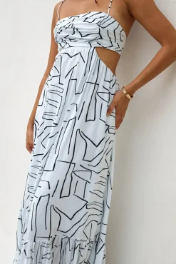 Times Have Changed Maxi Dress White