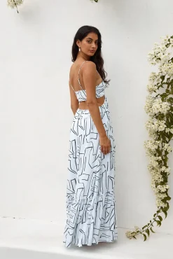 Times Have Changed Maxi Dress White