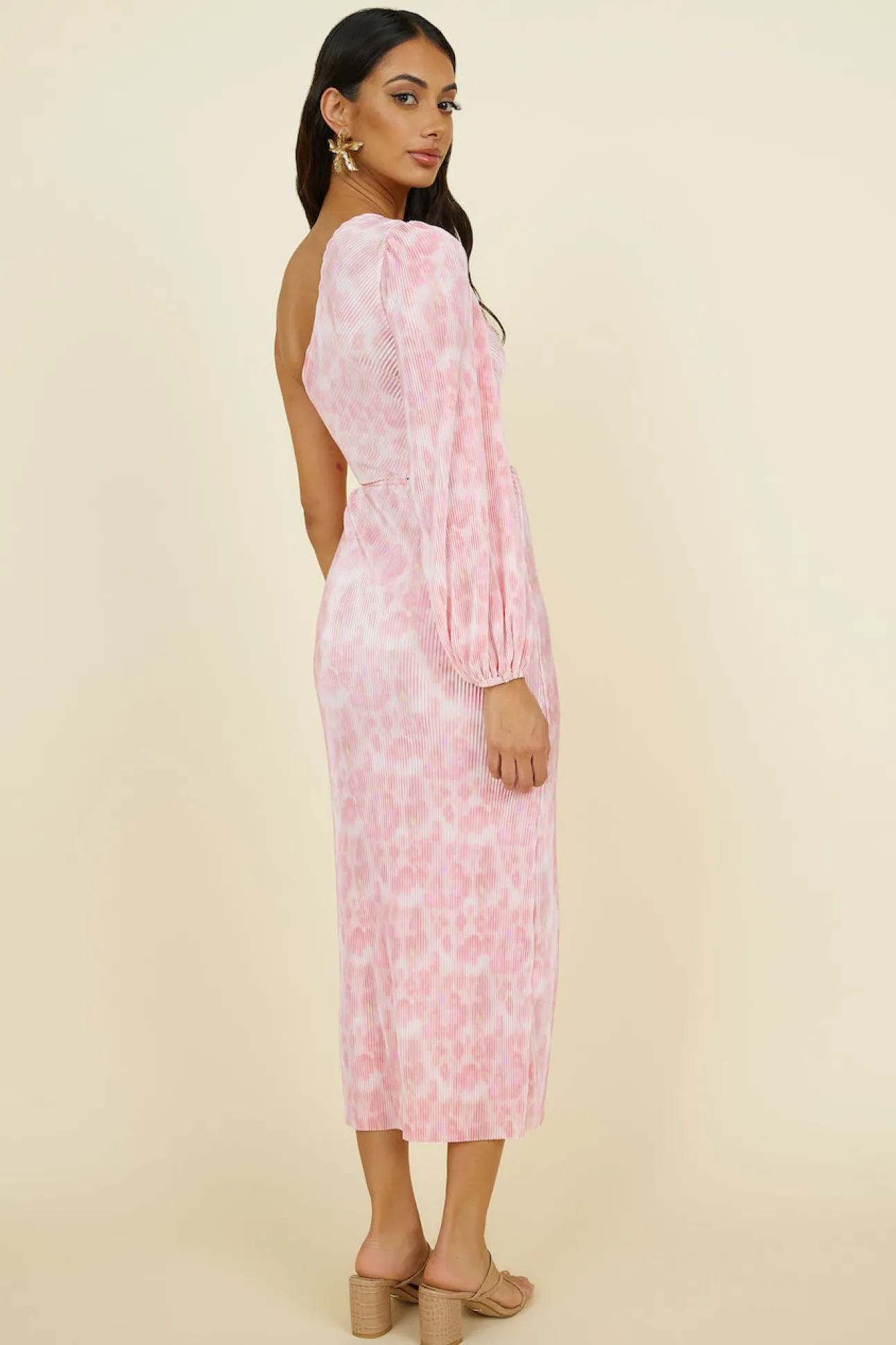 Timing Of It All Maxi Dress Pink
