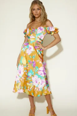 To be Mine Maxi Dress Orange