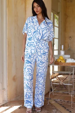 Tranquility Linen Shirt Blue