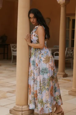 Tropical Bloom Maxi Dress Floral