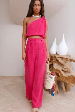 Tropical Dreamscape Pants Pink