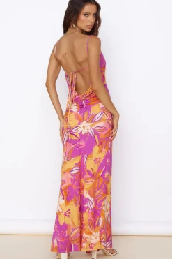 Tropical Sunrise Maxi Dress Multi