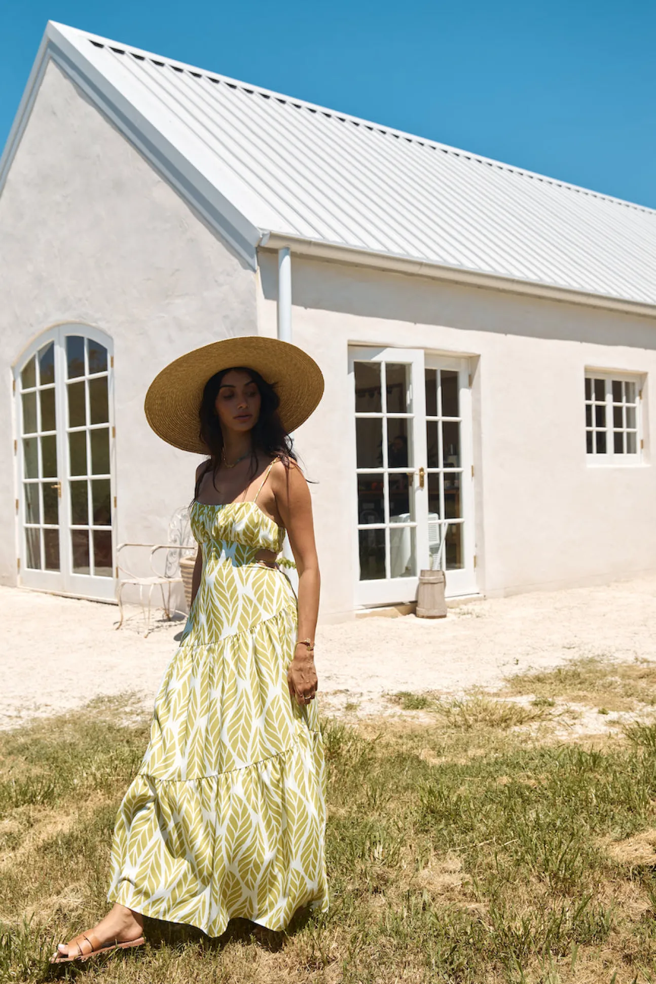 Tropic Trails Maxi Dress Green