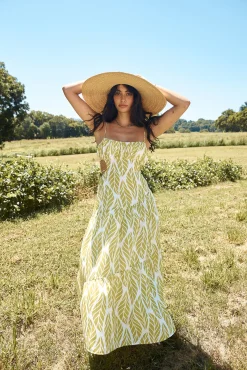 Tropic Trails Maxi Dress Green