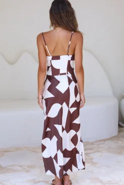 True Lovers Maxi Skirt Brown