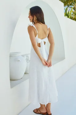 Tunnel Of Love Maxi Dress White