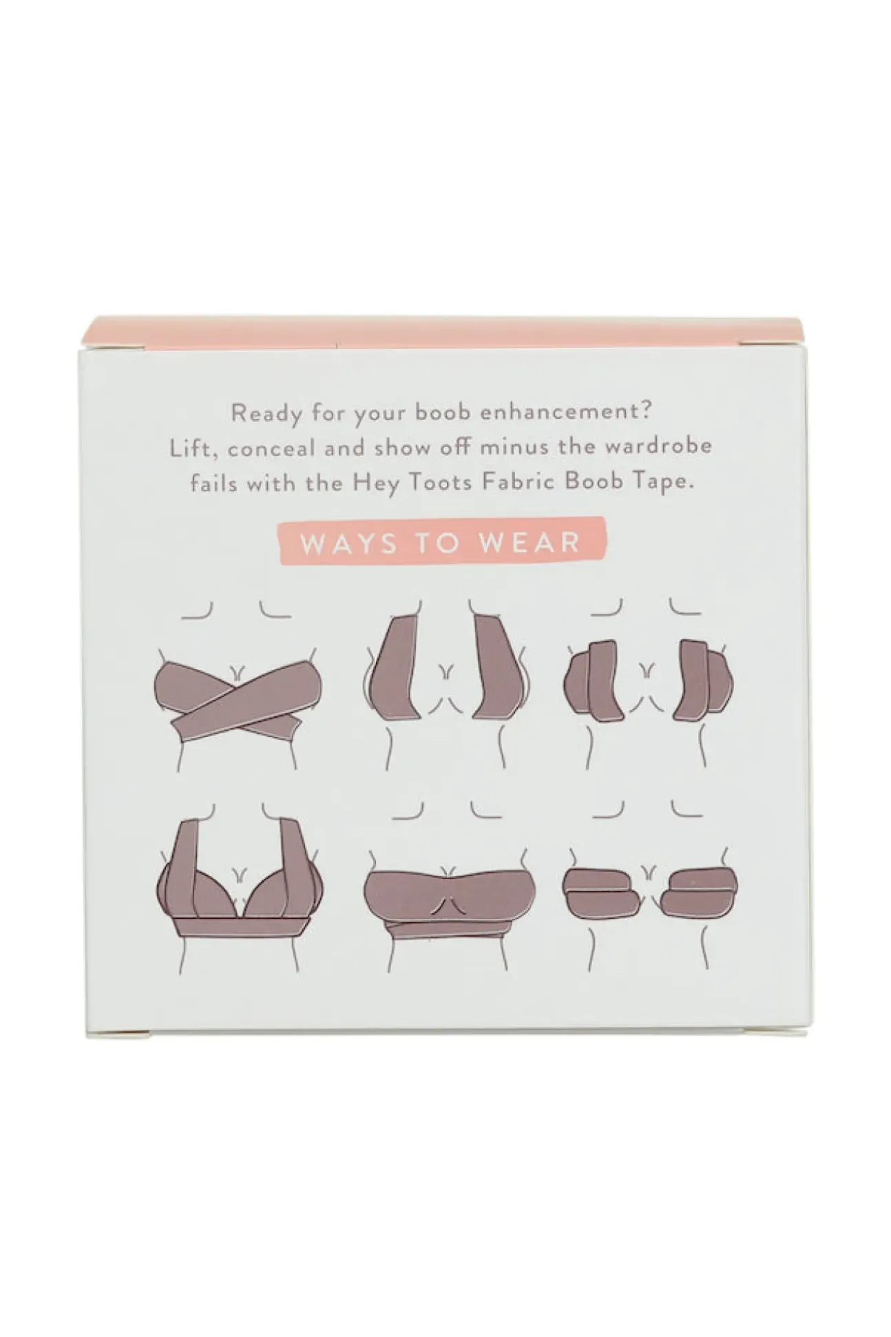 UNDERCOVER STYLE HELPERS Hey Toots Fabric Boob Tape