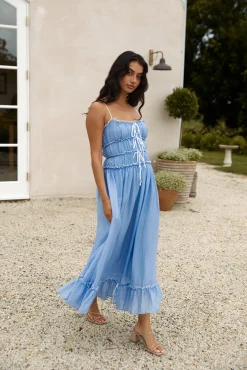 Understand It Maxi Dress Blue