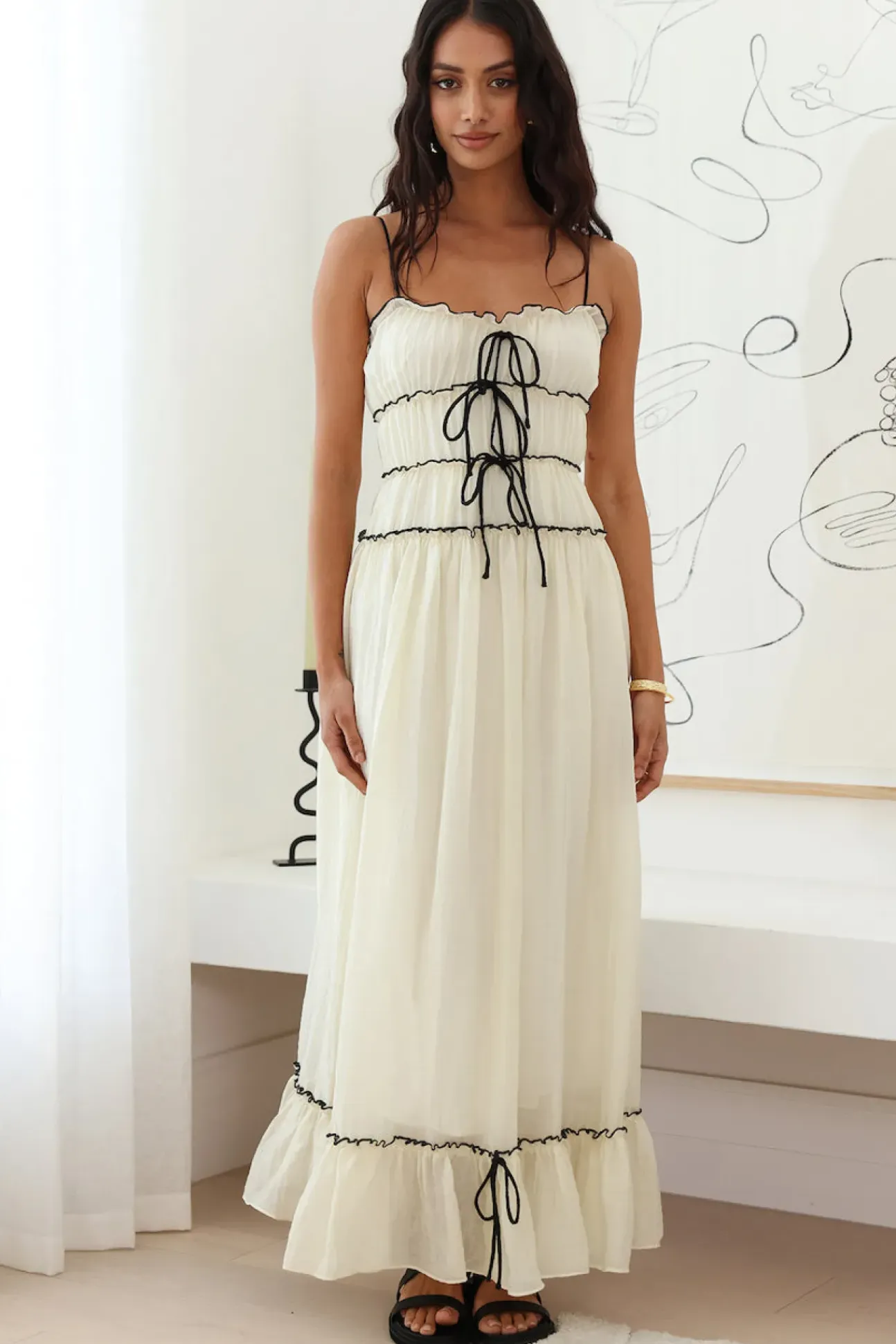 Understand It Maxi Dress Cream