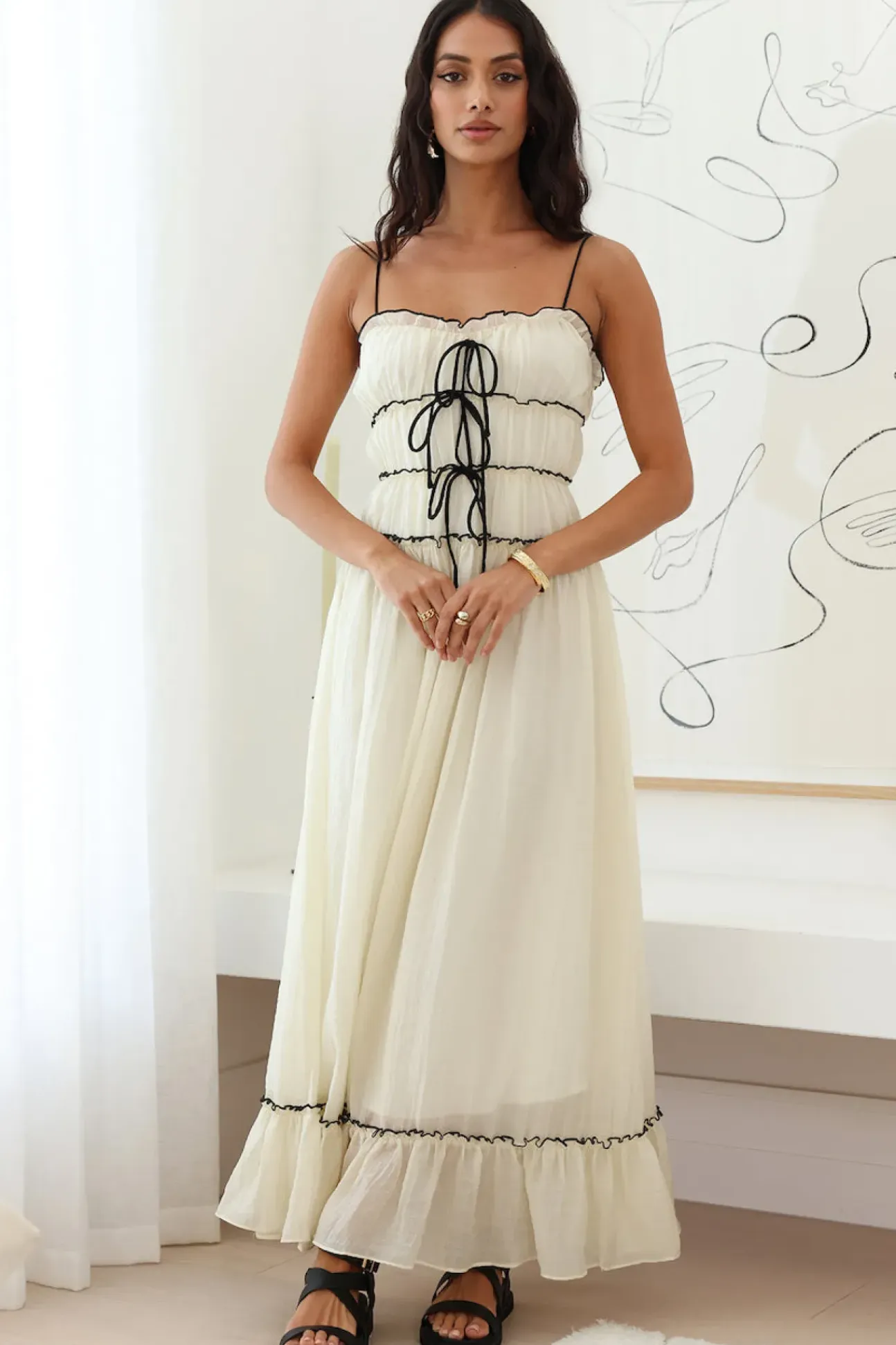 Understand It Maxi Dress Cream