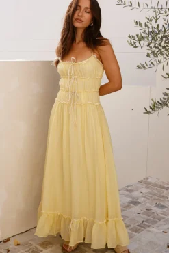 Understand It Maxi Dress Yellow