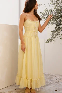 Understand It Maxi Dress Yellow