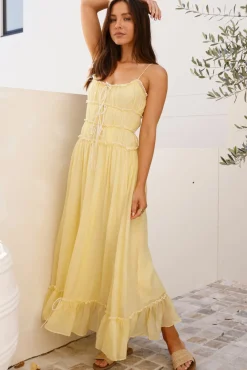 Understand It Maxi Dress Yellow
