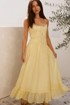 Understand It Maxi Dress Yellow