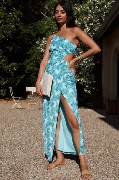 Utopia Mesh Maxi Dress Green