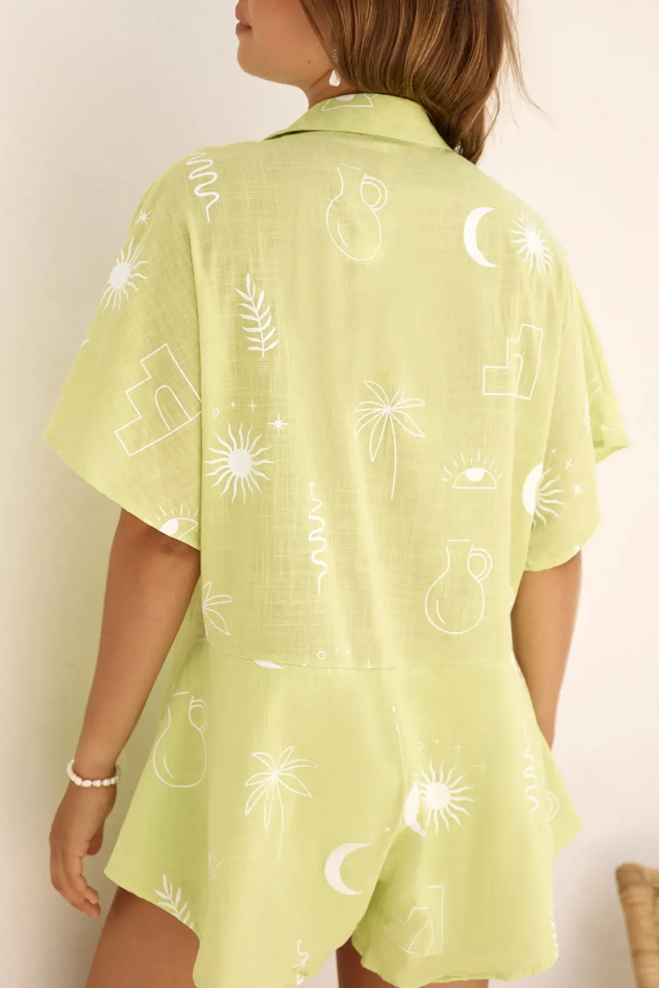Vacation Bliss Romper Green