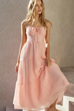 Vacay Breeze Maxi Dress Pink