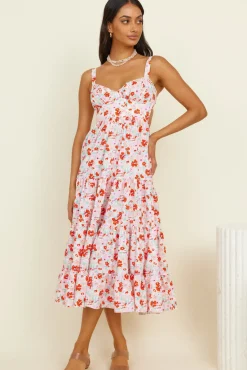 Vivid Daydreams Maxi Dress Pink