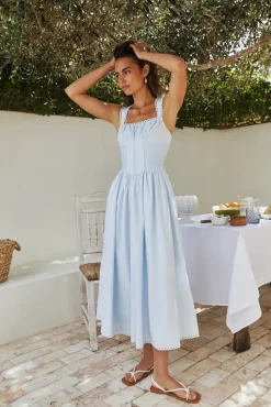 Wandering Soul Maxi Dress Blue