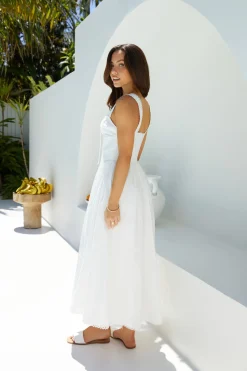 Wandering Soul Maxi Dress White