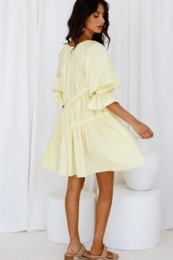 Warming Up Dress Yellow