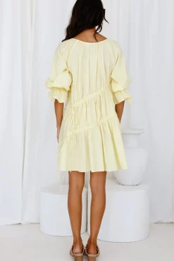 Warming Up Dress Yellow