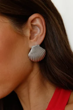 Washed Up Earrings Silver