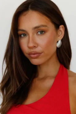 Washed Up Earrings Silver