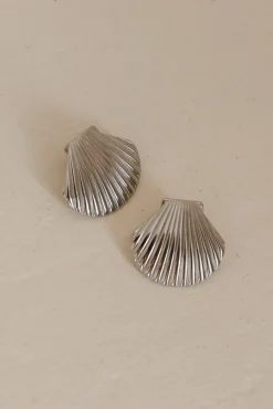 Washed Up Earrings Silver