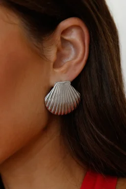 Washed Up Earrings Silver