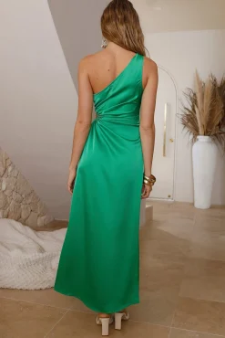 Waste My Time Maxi Dress Green