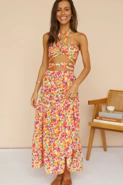Wattlebush Crop Top Red